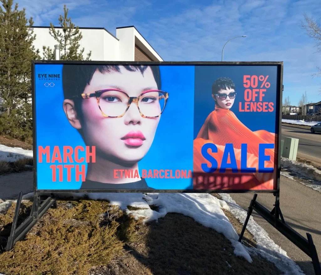 Edmonton Portable Sign