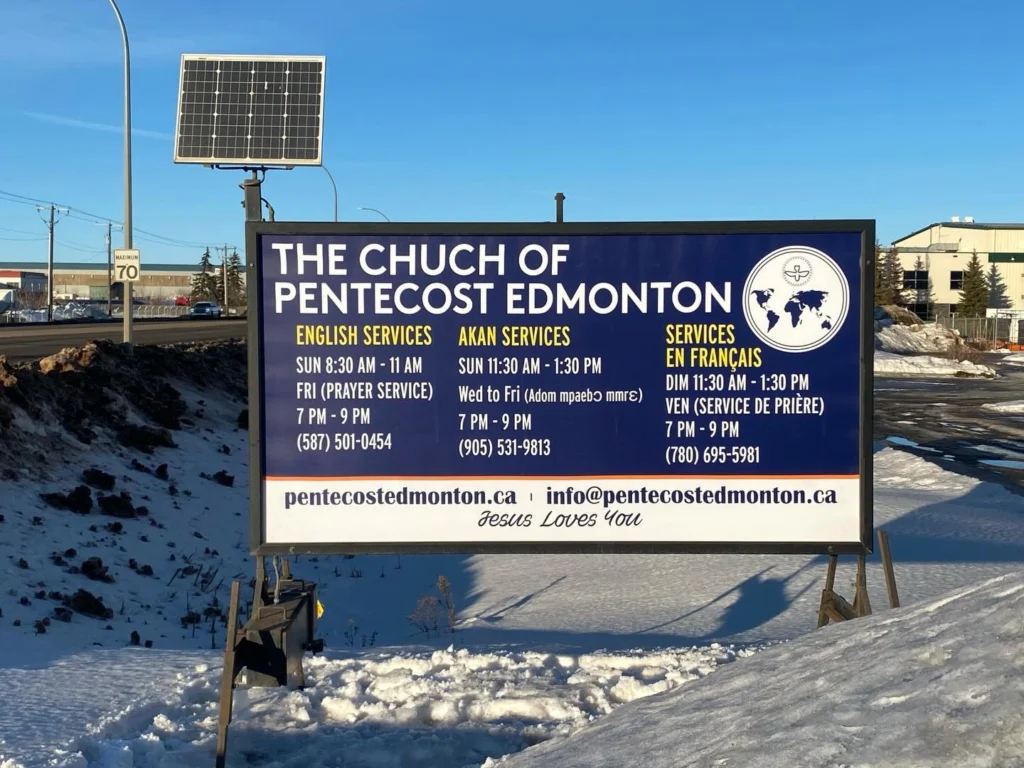 Edmonton Church Signs