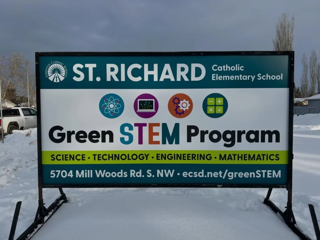 Edmonton School Signs
